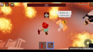 Работаем пожарным в роблоксе