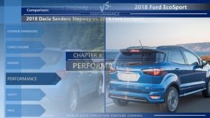 2018 Dacia Sandero Stepway vs 2018 Ford EcoSport (technical comparison)