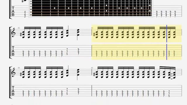 Beyond   Metal Maniac GUITAR 1 TABLATURE смотреть онлайн