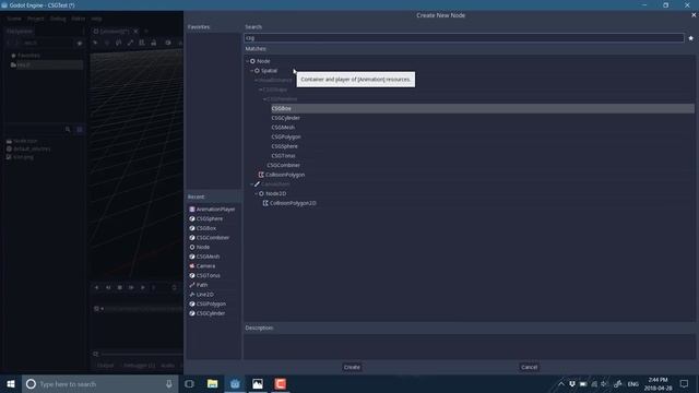 Godot Get's CSG (Constructive Solid Geometry) Support!