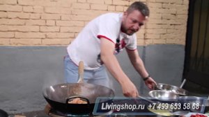 Дмитрий Журавлев мастер класс вок на горелке WOLMEX видео 1