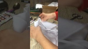 Туториал на обивание маски флисом #квадробика #спорт #маска