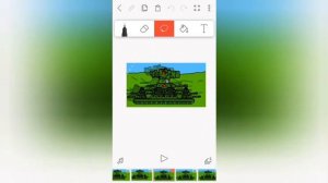 Как Сделать Анимацию В flipa Clip  15 fps ( Мультики про танки)