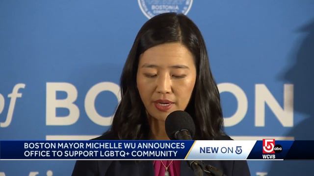 Boston Mayor Michelle Wu announces office to support LGBTQ+ community смотреть онлайн