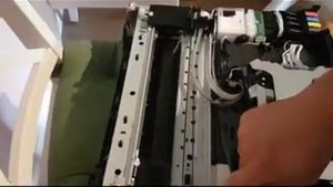 Brother DCP-J315W print head printhead taking apart and cleaning