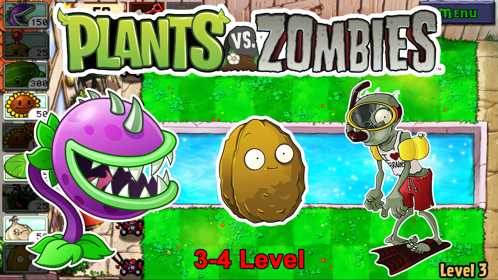 Растения против Зомби| Plants vs Zombies Let's Play #9