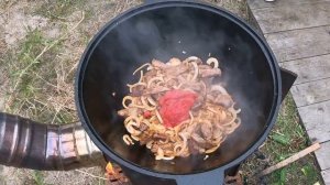 Азу по татарски на костре