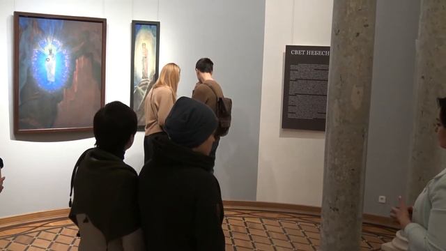 ГМР. Фрагмент экскурсии Ларисы Келим по выставке "Николай Рерих. Восхождение""