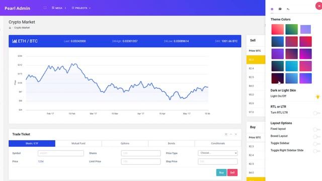 Responsive Bootstrap Admin Template with Admin Panel – Pearl смотреть онлайн