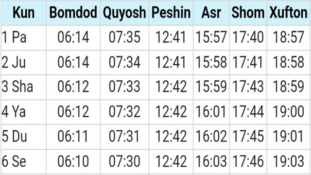 FEVRAL OYI NAMOZ VAQTI 2024 yil Oʻzbekiston намоз вакти ФЕВРАЛЬ ойи 2024 йил узбекистон намоз вакти смотреть онлайн