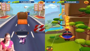 БЕГ ЗА ЗОЛОТОМ #191 Ведьма против Генерала Тома   My Talking Tom УШАСТИК KIDS