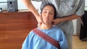 Вправление шейного позвонка