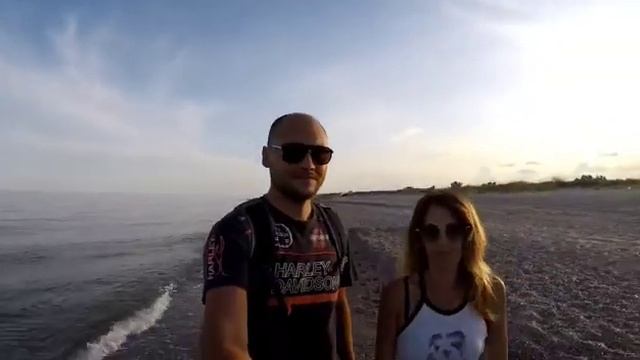 Чёрное море Будакская коса Сергеевка. смотреть онлайн