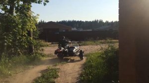 Harley-Davidson Fat Boy с коляской от Thirdwheel.ru
