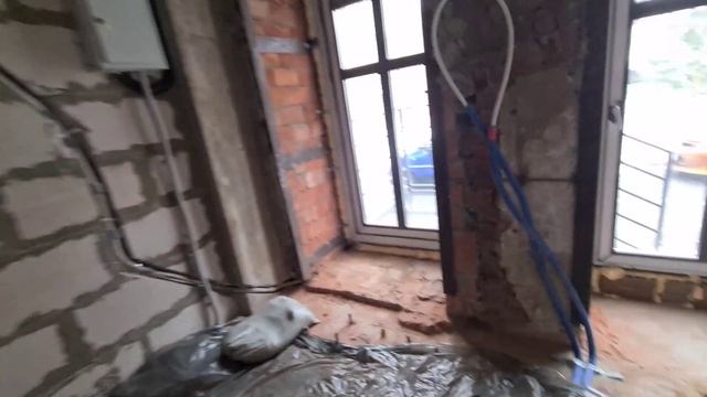 Стяжка пола за день в кофейне на Покровке