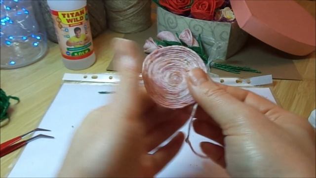 МК-Цветы из джута. Как сделать просто Розу в бутоне из джута ©2019/Jute author's idea/ @evadusheva смотреть онлайн