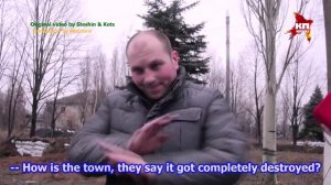 Uglegorsk residents evacuated by the militias from the town destroyed by UAF _Grads_