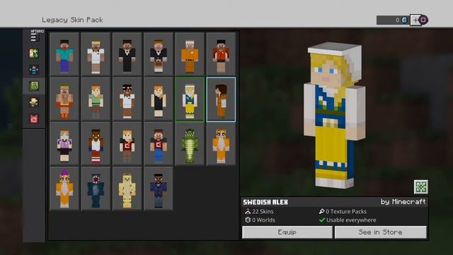 Minecraft Legacy Skin Pack смотреть онлайн