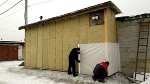 Утепление стен → Как правильно и качественно утеплить стены гаража