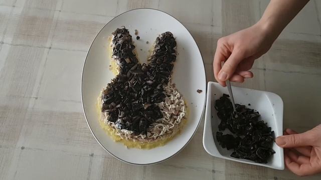 Салат ПУШЫСТЫЙ ЗАЯЦ удивит всех! ( Salat 'Puschelhase', passend zu Ostern ) смотреть онлайн