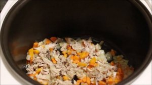 КАК ПРИГОТОВИТЬ ВКУСНЫЙ ПЛОВ В МУЛЬТИВАРКЕ, ПЛОВ В МУЛЬТИВАРКЕ, РЕЦЕПТ ПЛОВА, ПЛОВ С ОТВАРНЫМ МЯСОМ