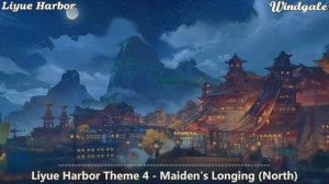1 Hour Relaxing Liyue Harbor Theme 4 - Maiden's Longing - Genshin Impact OST