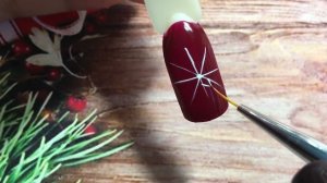 Зимний Маникюр 2020. Рисуем 3 Снежинки Гель Лаком на Ногтях.