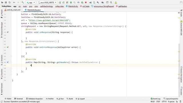 Volley custom request example, Volley Library Android Studio Tutorial, Volley request headers हिन्द смотреть онлайн