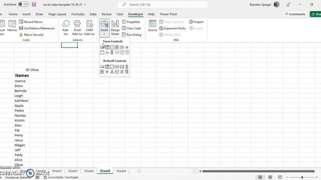 How To Make A Random Name Generator In Excel! Click A Button And Have A Random Name Generated! смотреть онлайн