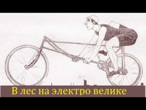 В лес на электро велосипеде