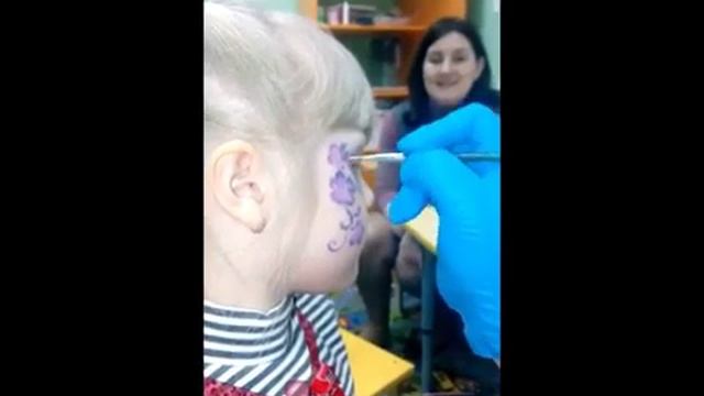 Творческое объединение Сова   аквагрим от Nelly ARt
