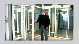 Дверь гармошка для террасы с фурнитурой GU