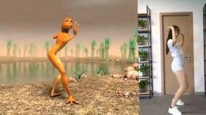 танцующая лягушка и девочка 2