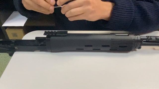 Установка Катран 10 на карабин Тигр-01 по типу СВД смотреть онлайн