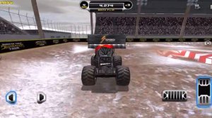 Monster truck destruction game play backflip into a moonwalk ???