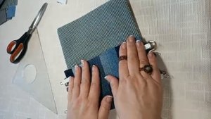 Как пошить клатч, органайзер, маленькую сумочку на длинной ручке.