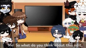 My favorite anime react to bungou stray dogs ||Dazai and chuuya|| ||Gacha￼￼ club||