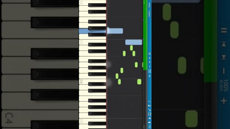 Lumen - Кофе - Как играть на пианино #shorts #pianotutorial #synthesia