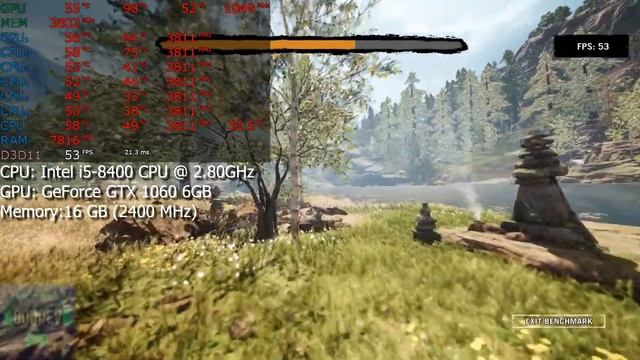 Far Cry Primal: PC Benchmark | GTX 1060 6GB | i5-8400 | 1080p Ultra Settings смотреть онлайн