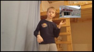 прикольный танец, и песня Учат в школе учат в школе...