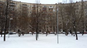 Круглый дом в Москве на улице Довженко