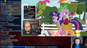 Жмиль смотрит как Бэбэй смотрит My Little Pony