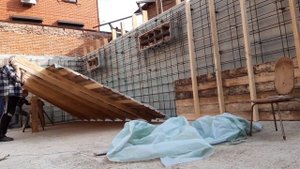 ЦОКОЛЬНЫЙ ЭТАЖ своими руками .Опалубка из досок.Армирование.Дом.first/ground floor.basement.house