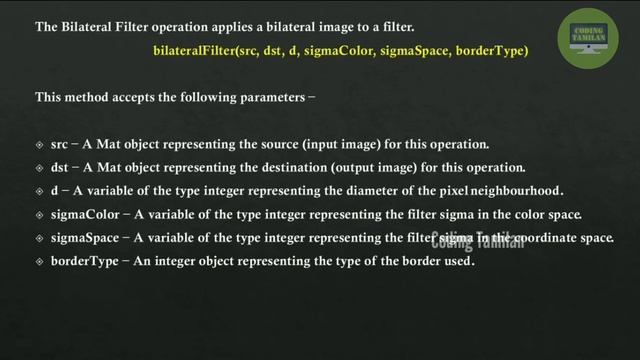 #15 Bilateral Filter OpenCV Python | Image Processing Tutorial in Tamil | OpenCV Python Tutorial