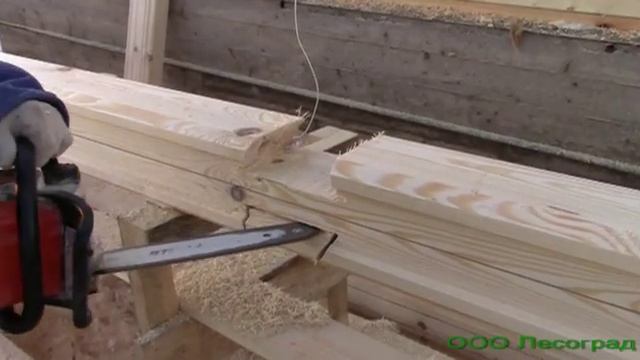 Внутренние перерубы в доме из профилированного бруса смотреть онлайн