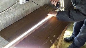 Освещение в гараже из светодиодов.  Garage lighting with LED