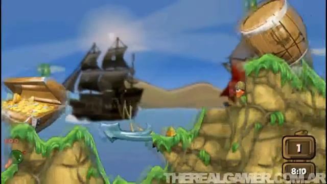 Worms: Open Warfare 2 - PSP Gameplay смотреть онлайн