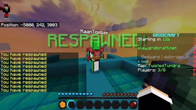 PLAYING ON A BEDWARS CROSS PLATFORM SERVER!! For Java And Bedrock (GridCraft) смотреть онлайн