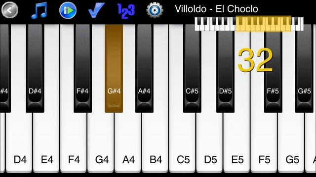 Villoldo - El Choclo - Learn how to play Piano Melody смотреть онлайн