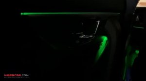 Атмосферная подсветка салона акриловыми нитями. Infiniti FX 2008